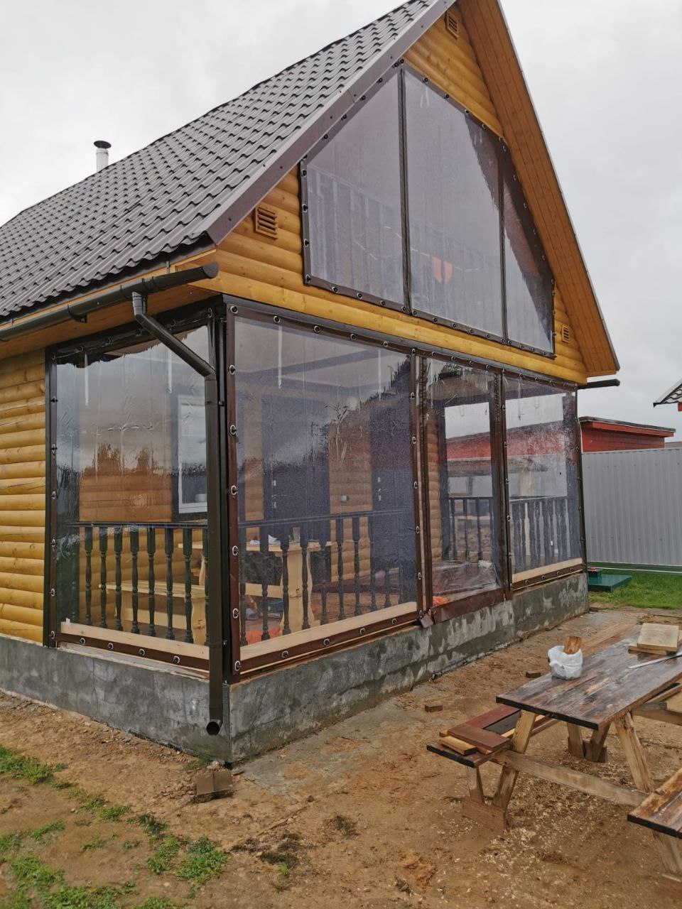 Мягкие окна ПВХ для веранды в Кубинке